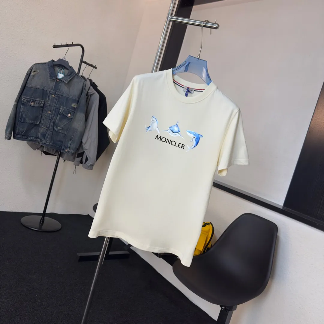P80💰《Moncler~ 》2026New Arrival Quality T , Versatile Quality ！ ‼ 32 250G ‼ ， ， ， ， T 🤪 Sizes：S-M-L-XL-2XL ：Black，White， Same Style